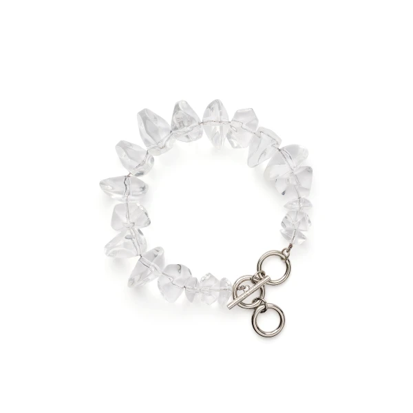 Italian Chunky Resin Petra Choker in Ice