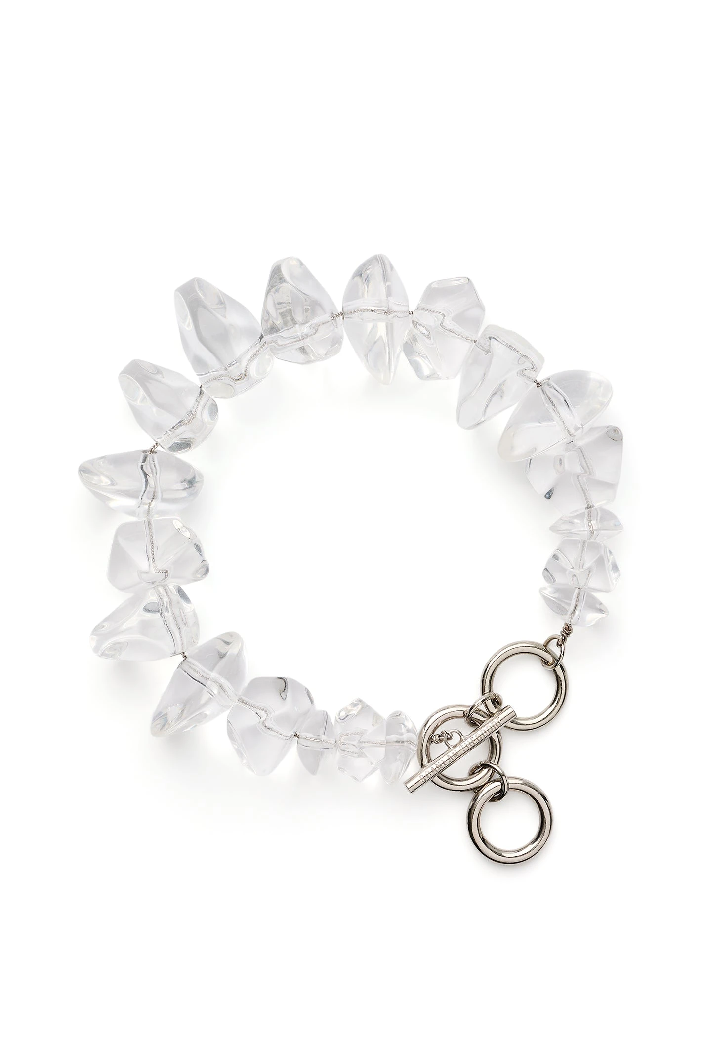 Scanlan Theodore Italian Chunky Resin Petra Choker in Ice at Luxury Shoes Scanlan Theodore Italian Chunky Resin Petra Choker in Ice