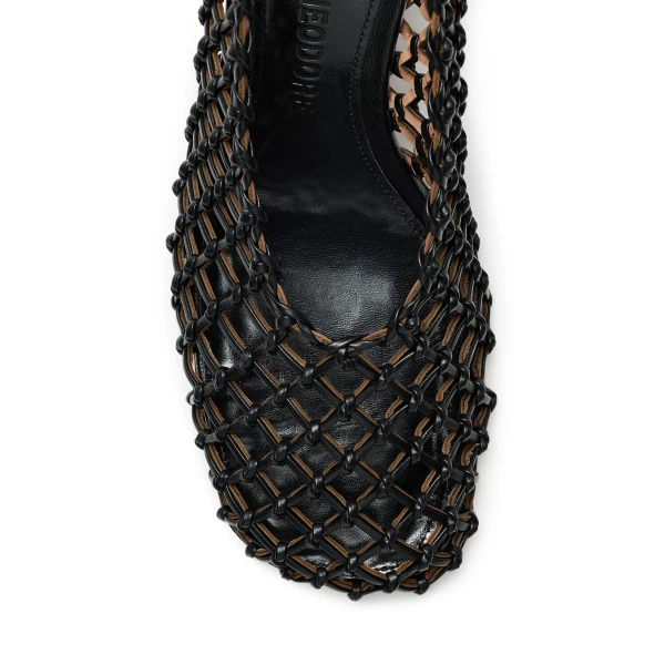 Scanlan Theodore Italian Knotted Pump 7.5 in Black | Heels | Luxury Shoes 