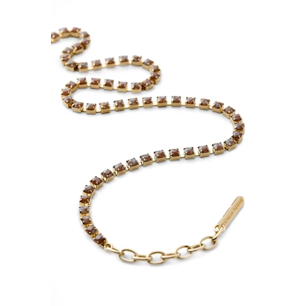 Scanlan Theodore Italian Opal Strass Choker in Smokey Opal | Necklace | Luxury Shoes 