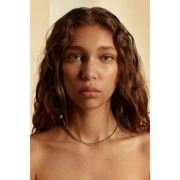Scanlan Theodore Italian Opal Strass Fine Choker in Green Opal | Necklace | Luxury Shoes 