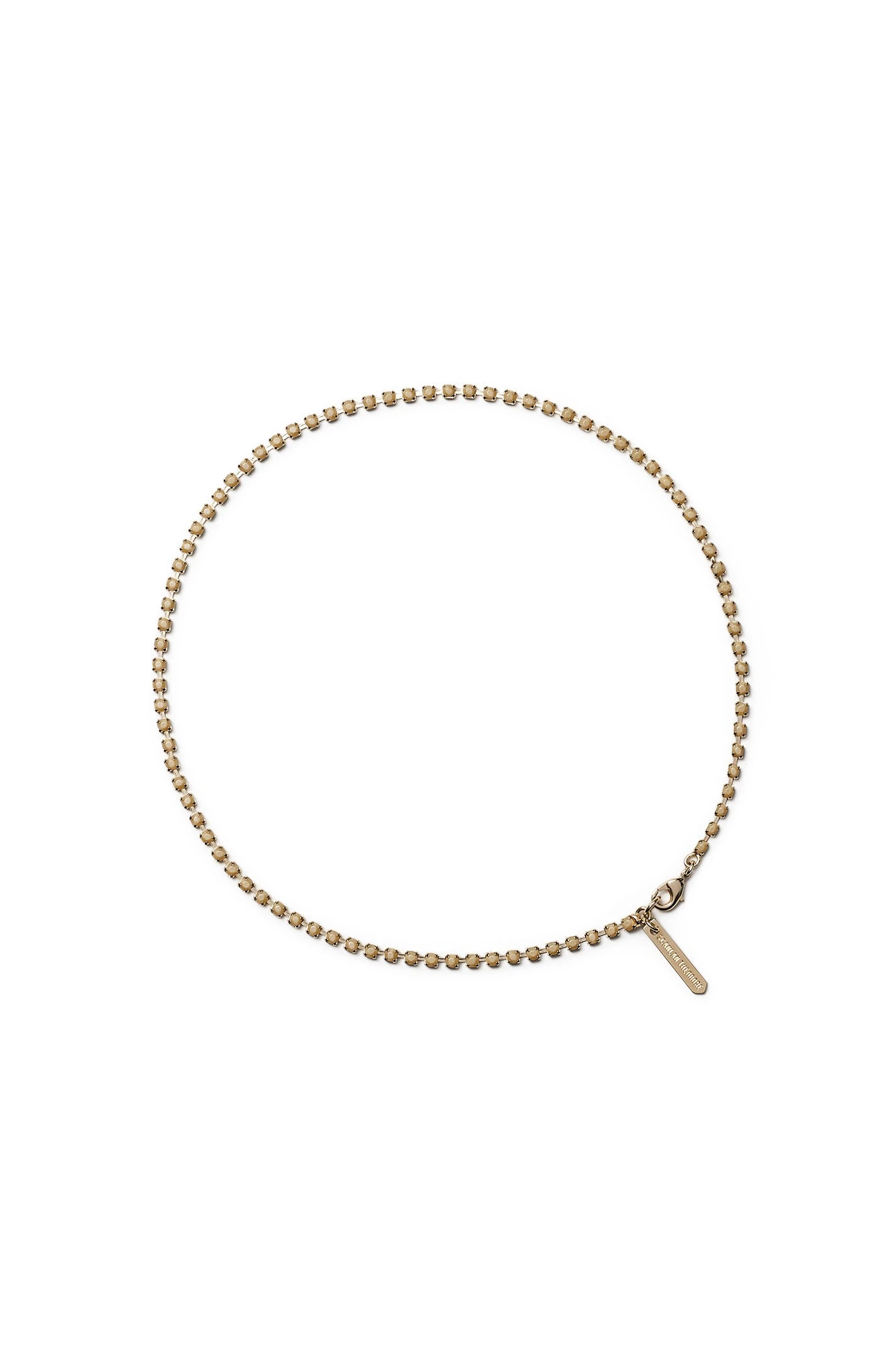 Scanlan Theodore Italian Opal Strass Fine Choker in Mink Scanlan Theodore Italian Opal Strass Fine Choker in Mink | Necklace | Luxury Shoes
