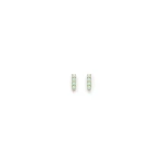 Scanlan Theodore Italian Opal Strass Fine Studs in Green Opal