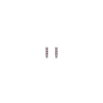 Scanlan Theodore Italian Opal Strass Fine Studs in Violet | Earrings | Luxury Shoes 