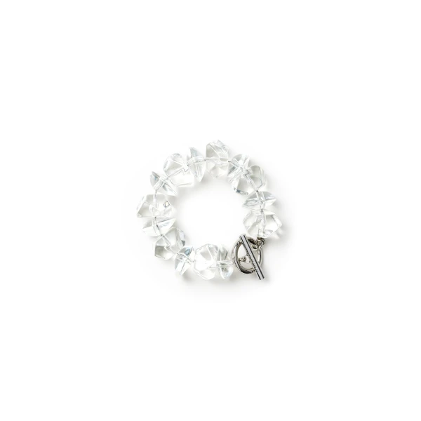 Italian Resin Petra Bracelet in Ice