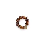 Scanlan Theodore Italian Resin Petra Bracelet in Tiger Eye