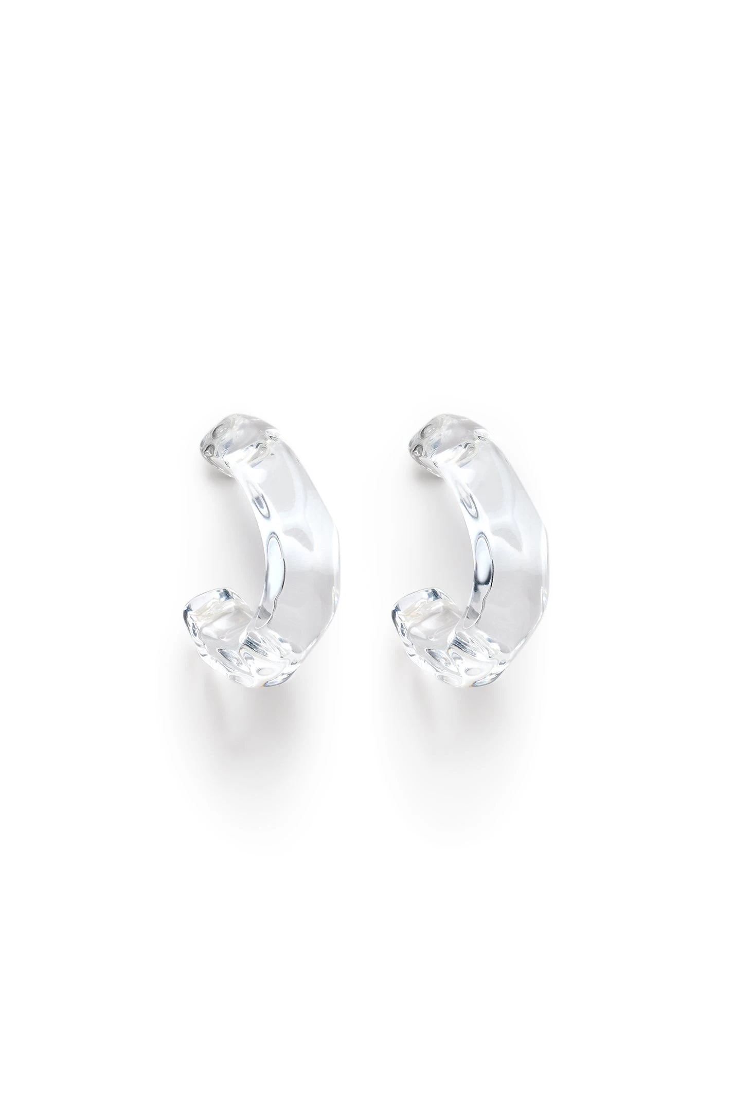 Scanlan Theodore Italian Resin Petra Earrings in Ice at Luxury Shoes Scanlan Theodore Italian Resin Petra Earrings in Ice