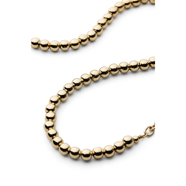 Scanlan Theodore Italian Small Sphere Choker in Light Gold | Necklace | Luxury Shoes 