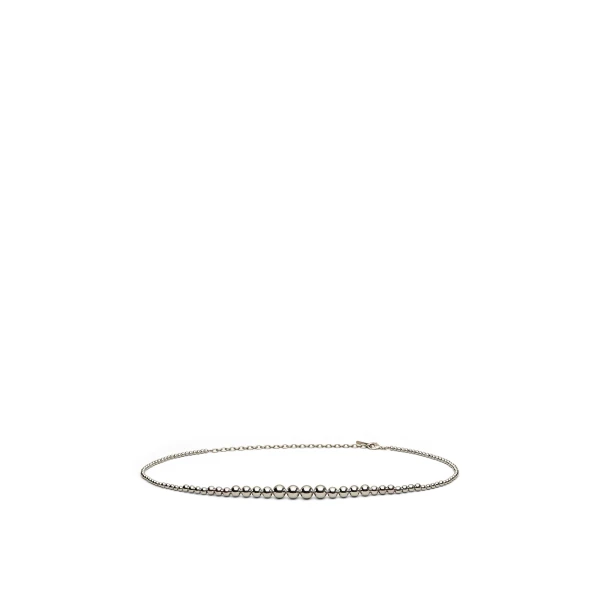 Italian Sphere Belt in Silver