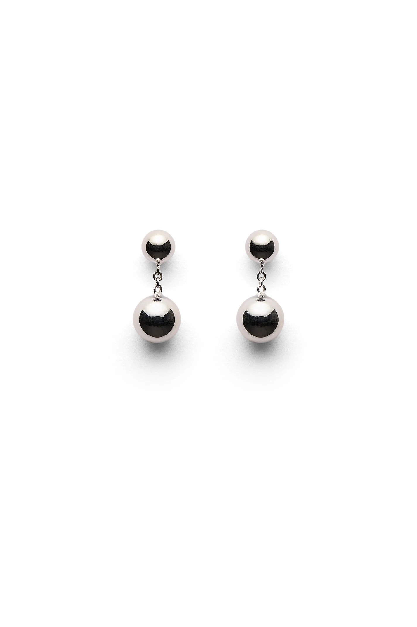 Scanlan Theodore Italian Sphere Drop Earrings in Silver Scanlan Theodore Italian Sphere Drop Earrings in Silver | Earrings | Luxury Shoes