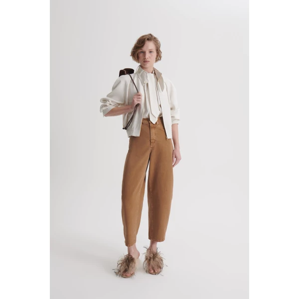 Scanlan Theodore Italian Textured Bomber in Off White