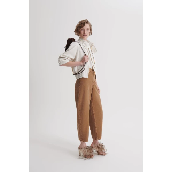 Scanlan Theodore Italian Textured Bomber in Off White