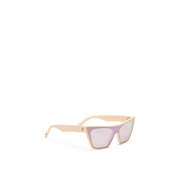 Scanlan Theodore Kat Sunglasses in Cream Pink | Sunglasses | Luxury Shoes 