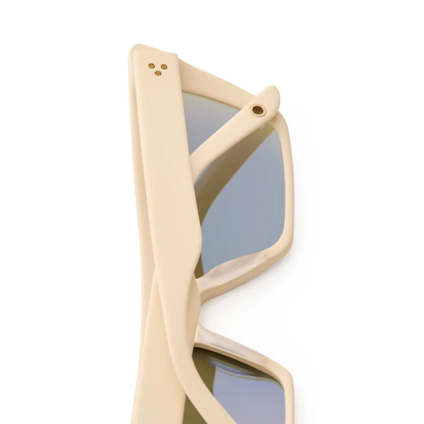 Scanlan Theodore Kat Sunglasses in Cream Purple | Sunglasses | Luxury Shoes 