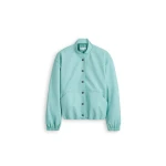 Scanlan Theodore Leather Bomber in Opal at Luxury Shoes Scanlan Theodore Leather Bomber in Opal