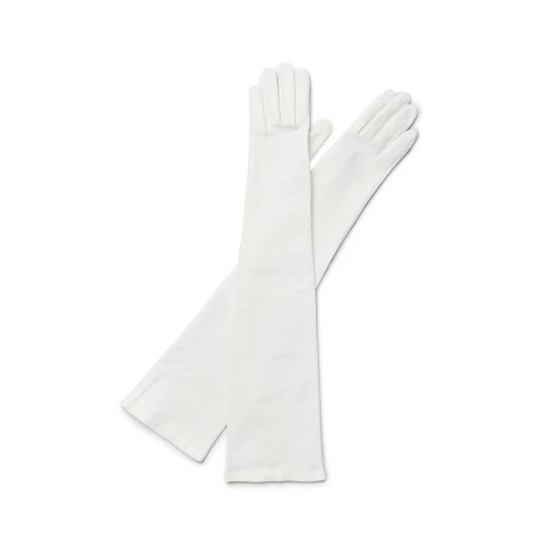 Scanlan Theodore Leather Opera Gloves in Camelia | Gloves | Luxury Shoes 