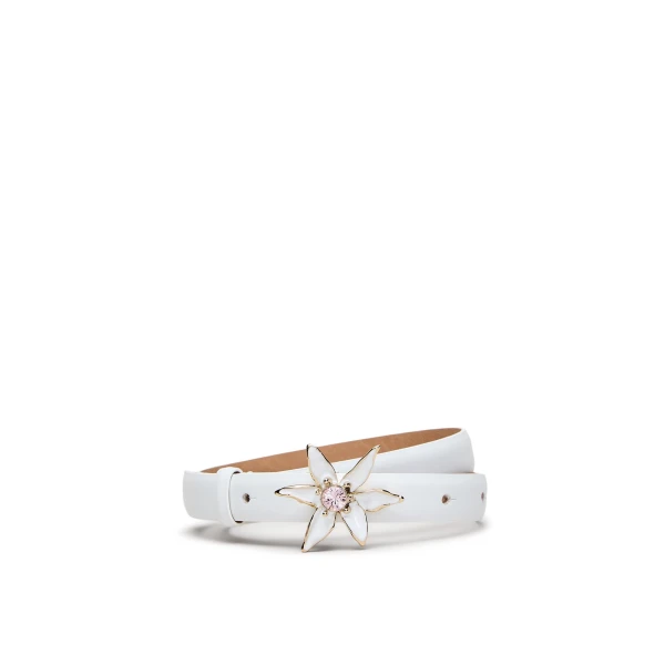 Lily Belt 2 cm in Bianco