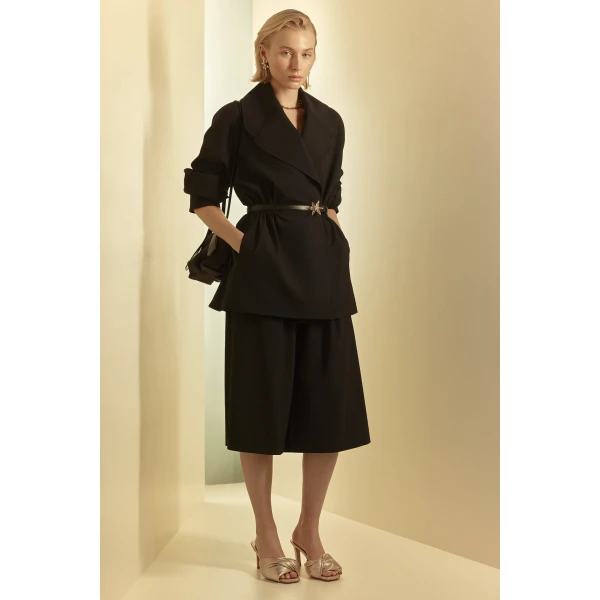 Scanlan Theodore Lily Belt 2 cm in Black | Belts | Luxury Shoes 
