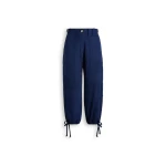 Scanlan Theodore Linen Cotton Cropped Cargo in Marine | Pants | Luxury Shoes 