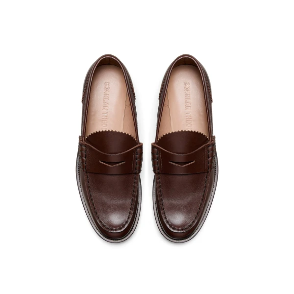 Scanlan Theodore Loafer 3 in Chocolate | Loafers | Luxury Shoes 