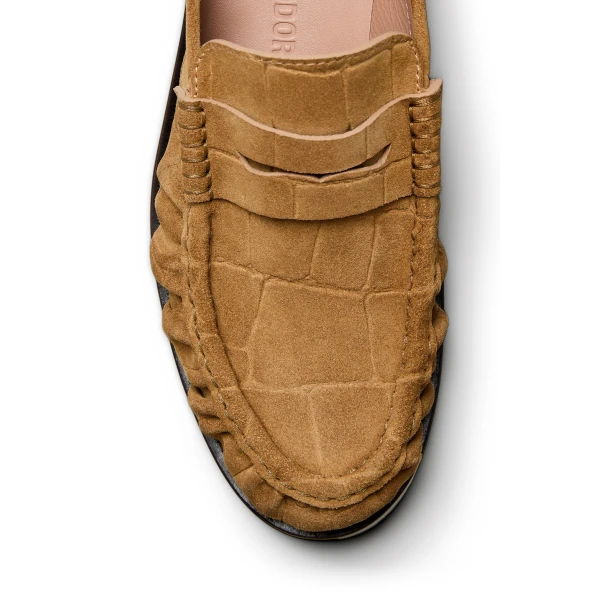 Scanlan Theodore Loafer Mule 3 in Camel | Mules | Luxury Shoes 