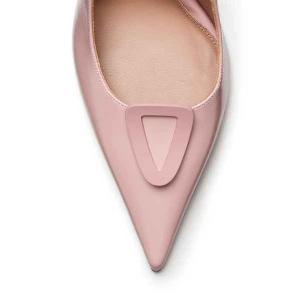 Scanlan Theodore Mini Triangle Slingback 9.5 in Rosa | Heels | Luxury Shoes 