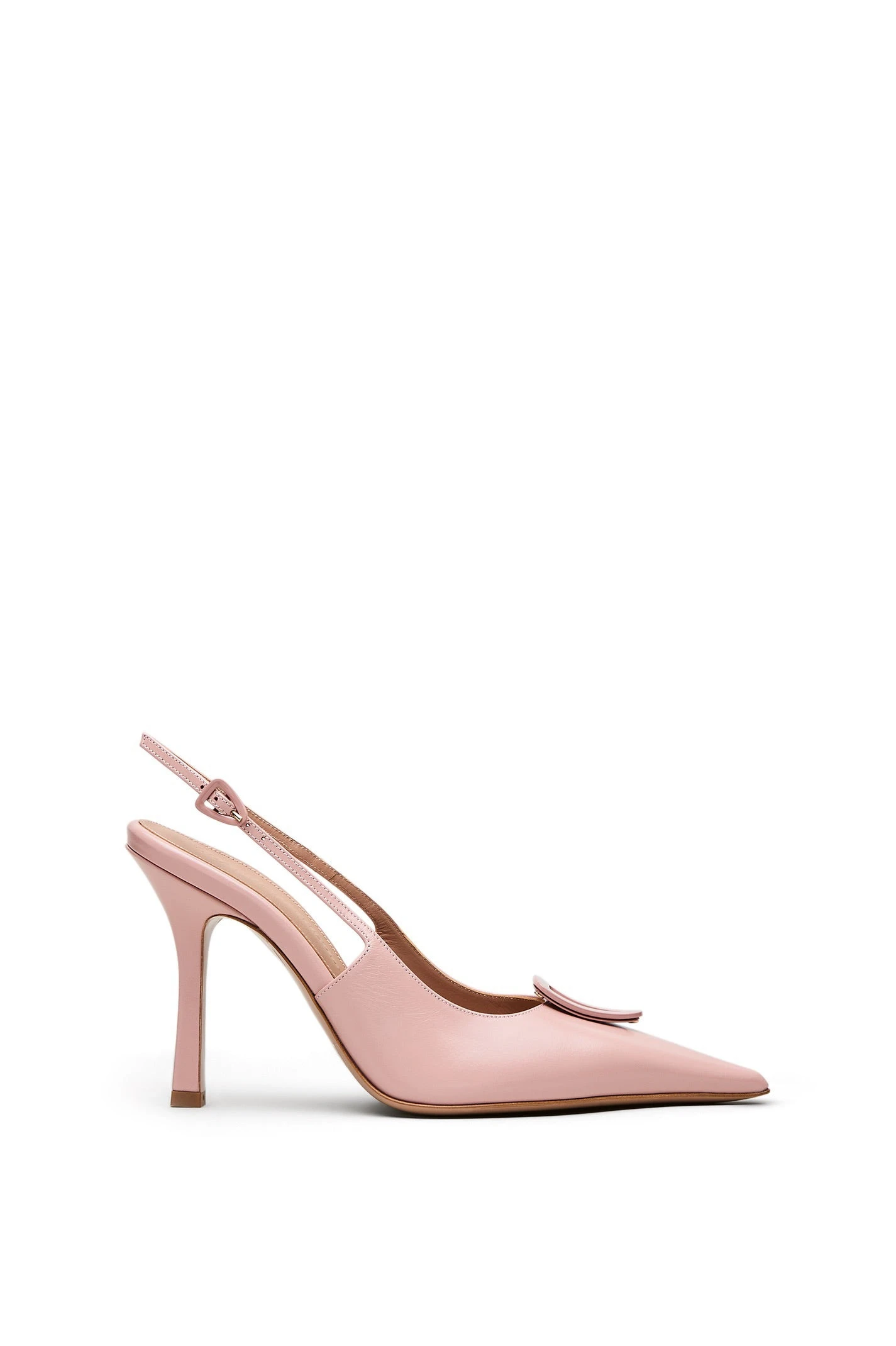 Scanlan Theodore Mini Triangle Slingback 9.5 in Rosa Scanlan Theodore Mini Triangle Slingback 9.5 in Rosa | Heels | Luxury Shoes