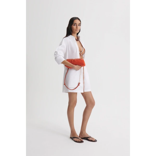 Scanlan Theodore Parachute Cotton Shirt in White