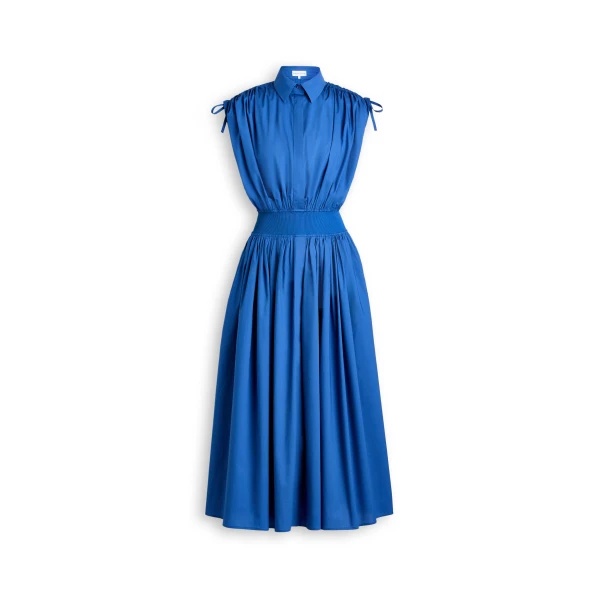 Parachute Shirt Dress in Blue
