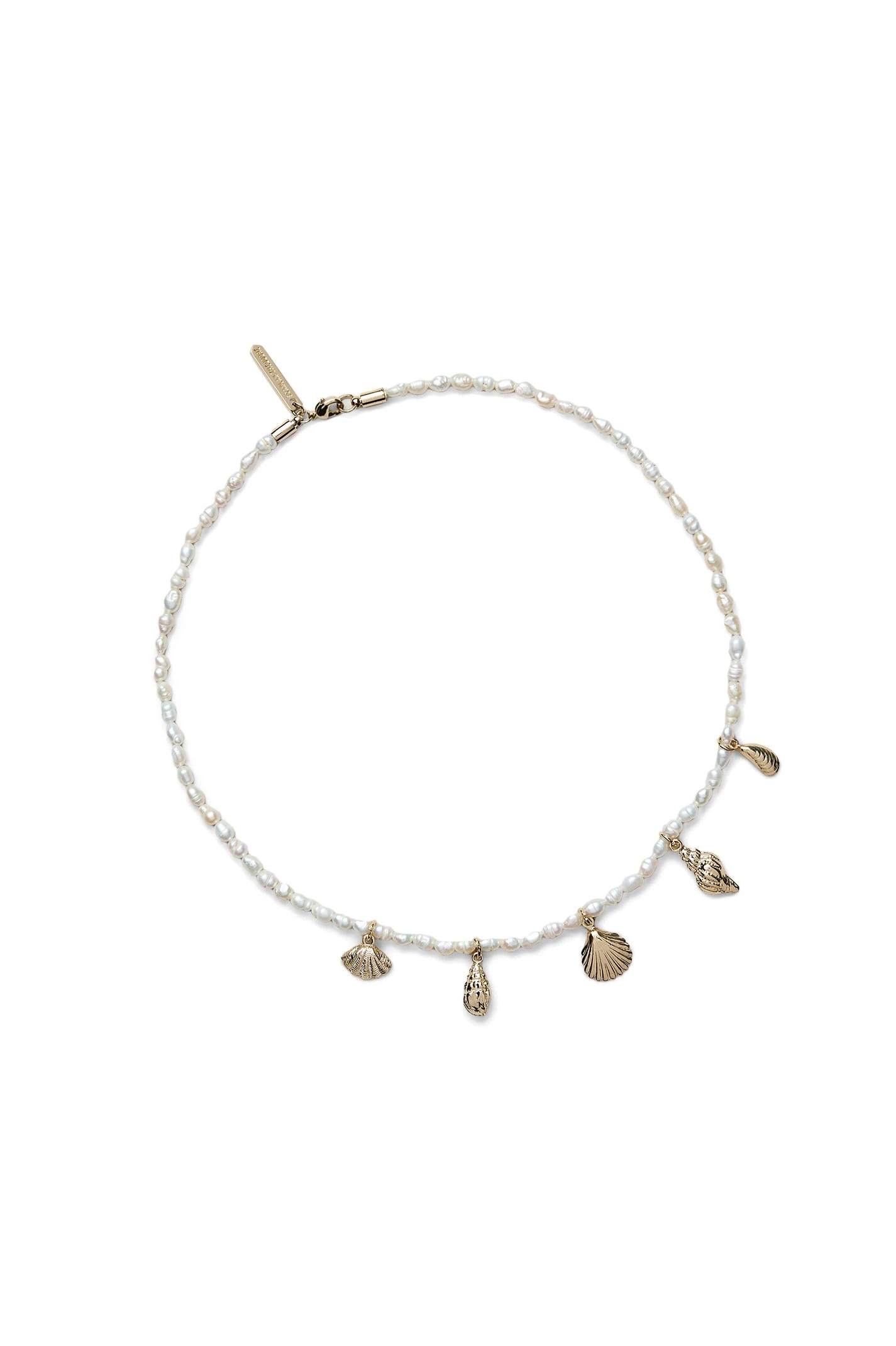 Scanlan Theodore Pearl Charms Choker in Pearl Scanlan Theodore Pearl Charms Choker in Pearl | Necklace | Luxury Shoes
