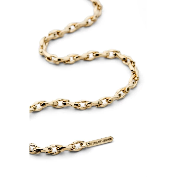 Scanlan Theodore Petra Chain Choker in Light Gold | Necklace | Luxury Shoes 