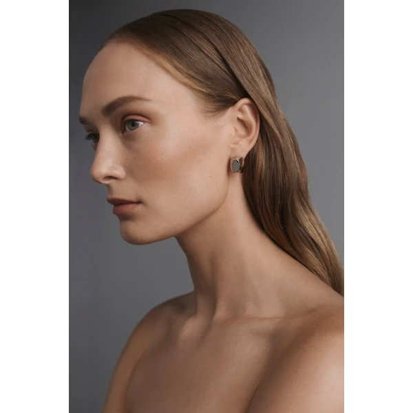 Scanlan Theodore Petra Studs in Silver | Earrings | Luxury Shoes 