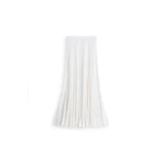 Scanlan Theodore Pleat Rib Flared Skirt in White