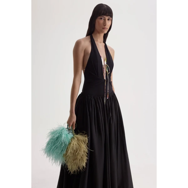 Scanlan Theodore Polished Voile Bubble Skirt in Black | Skirts | Luxury Shoes 