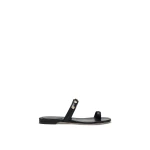 Scanlan Theodore Poppy Flat Sandal in Black | Sandals | Luxury Shoes 