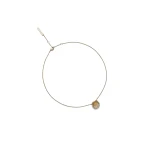 Scanlan Theodore Poppy Pendant Necklace in Light Gold | Necklace | Luxury Shoes 