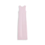 Scanlan Theodore Rib Crew Neck Dress in Soft Pink | Maxi Dresses | Luxury Shoes 