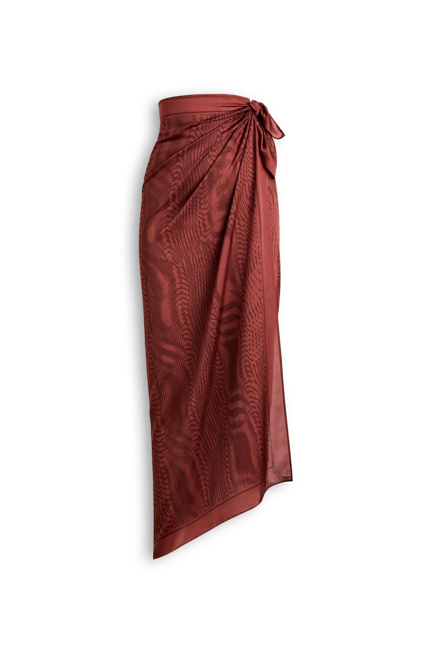 Scanlan Theodore Silk Desert Scarf in Chocolate Scanlan Theodore Silk Desert Scarf in Chocolate | Scarves | Luxury Shoes