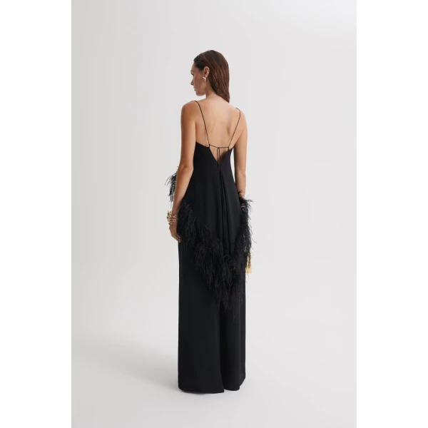 Scanlan Theodore Silk Georgette Soft Trouser in Black | Pants | Luxury Shoes 