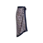 Scanlan Theodore Silk Twill Animal Scarf in Pink | Scarves | Luxury Shoes 