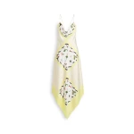 Scanlan Theodore Silk Twill Scarf Print Dress in Limoncello