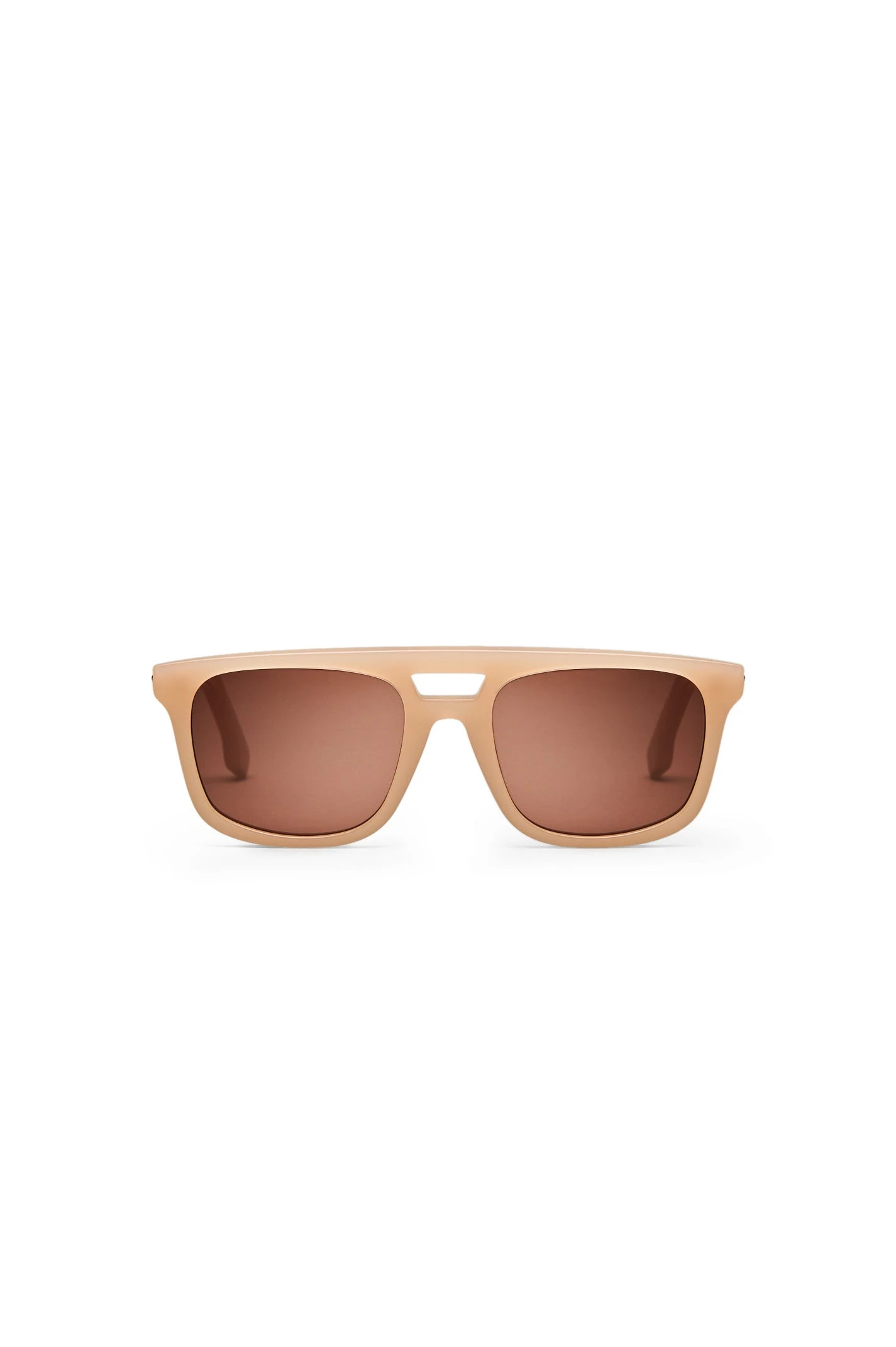 Scanlan Theodore Slim Aviator Sunglasses in Milky Brown Scanlan Theodore Slim Aviator Sunglasses in Milky Brown | Sunglasses | Luxury Shoes
