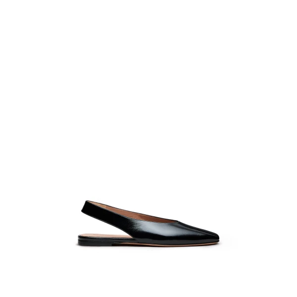 Slingback Ballet Flat in Black