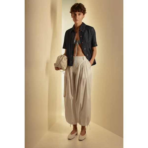 Scanlan Theodore Slingback Ballet Flat in Cloud | Flats | Luxury Shoes 