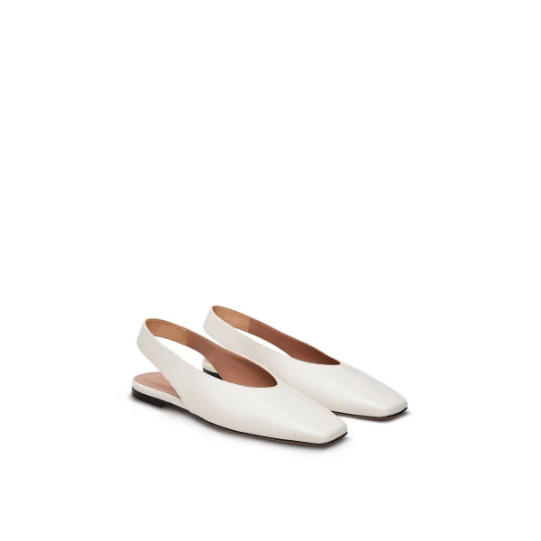 Scanlan Theodore Slingback Ballet Flat in Cloud | Flats | Luxury Shoes 