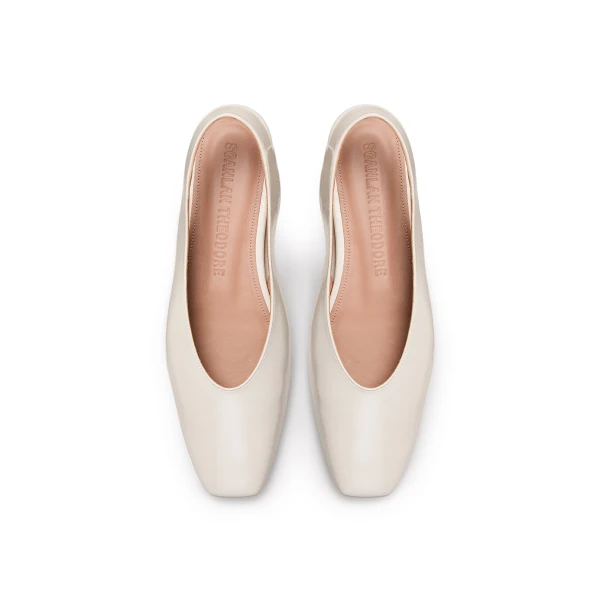 Scanlan Theodore Slingback Ballet Flat in Cloud | Flats | Luxury Shoes 