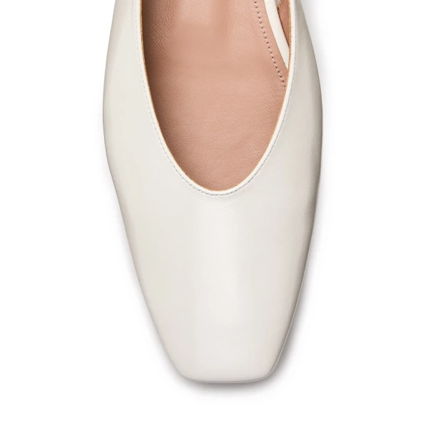Scanlan Theodore Slingback Ballet Flat in Cloud | Flats | Luxury Shoes 