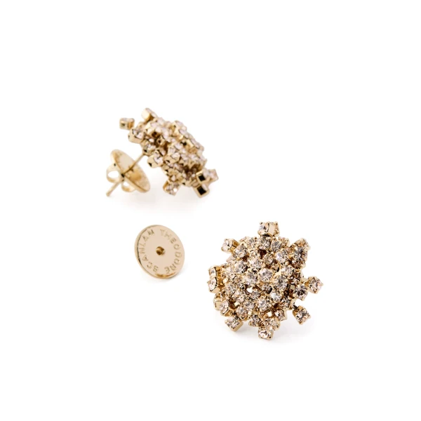 Scanlan Theodore Small Cascade Studs in Gold Quartz