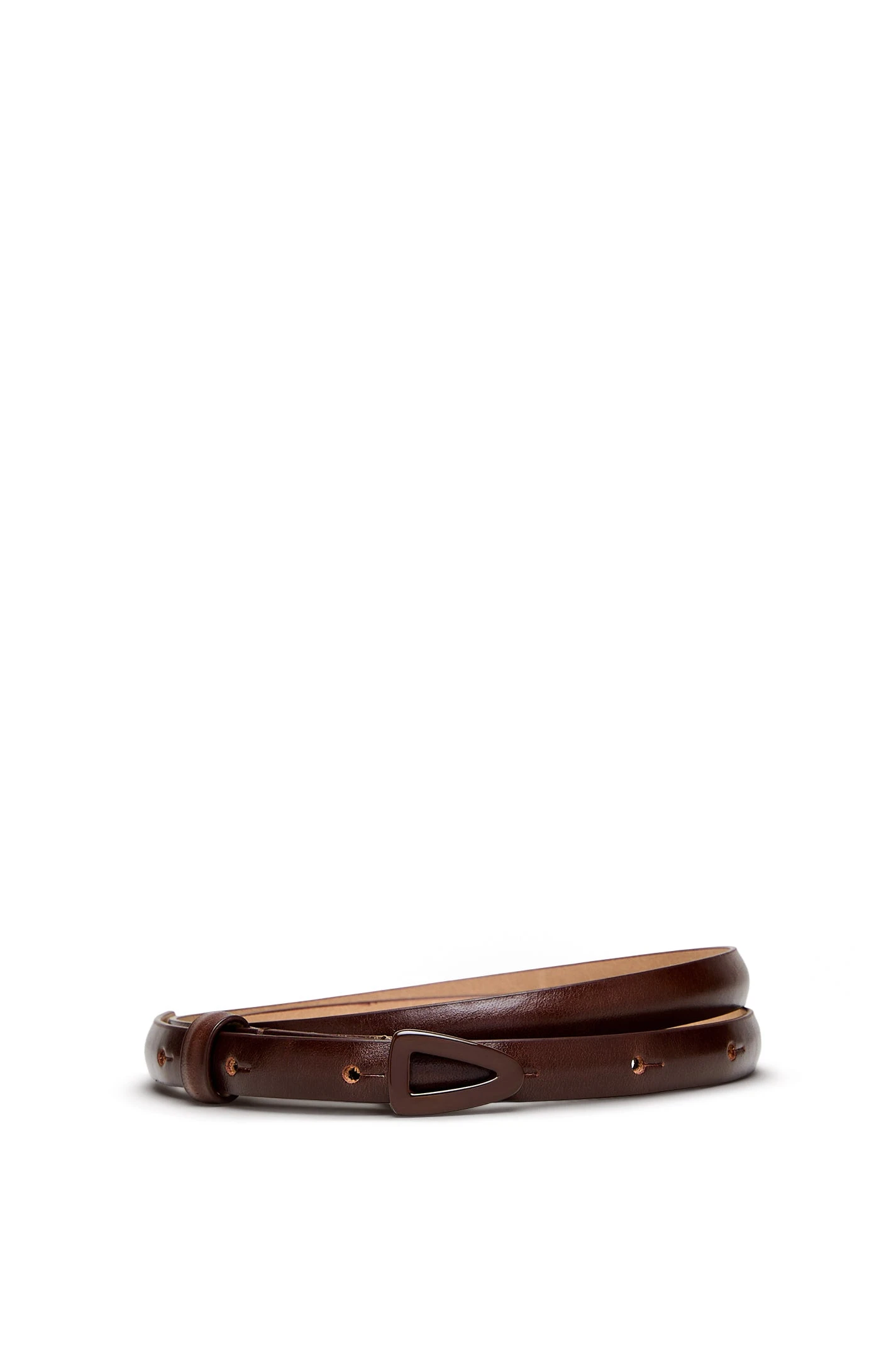 Scanlan Theodore Small Soft Triangle Belt 1.2 in Almond Scanlan Theodore Small Soft Triangle Belt 1.2 in Almond | Belts | Luxury Shoes