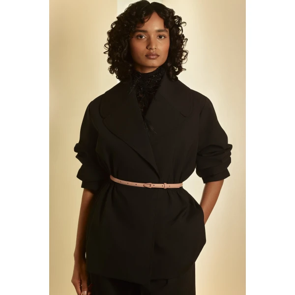 Scanlan Theodore Small Soft Triangle Belt 1.2 in Rosa | Belts | Luxury Shoes 